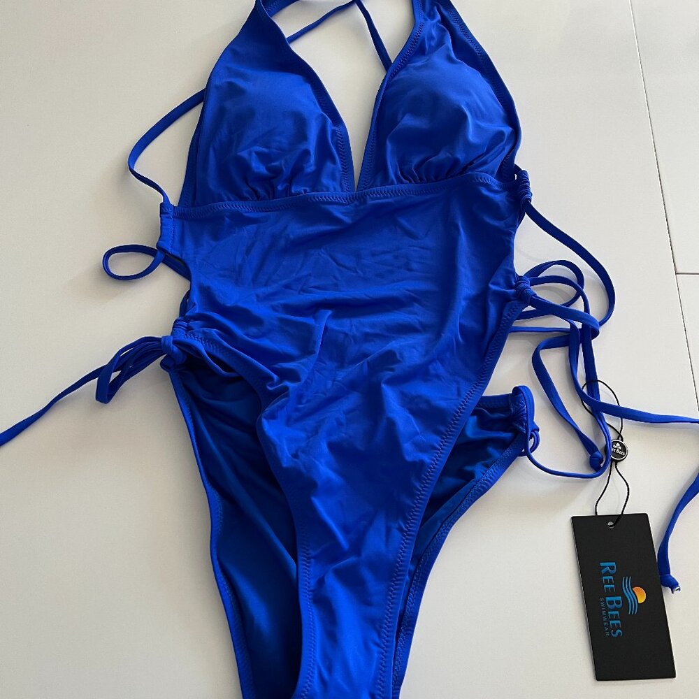 NWT Royal blue 1pc swimsuit Size S